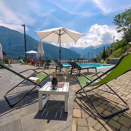 Appartement Armonia Mit Terrassen Am Dascio
